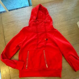 AVIATOR NATION NINJA PULLOVER HOODIE - RED